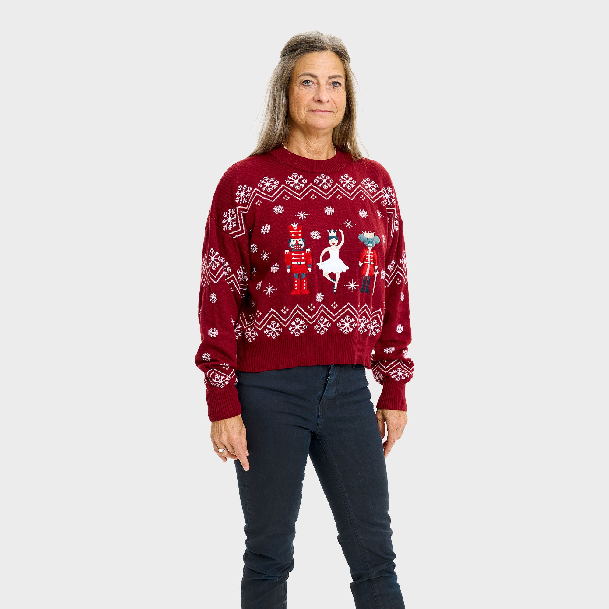 Nutcrackerish kersttrui β Dames